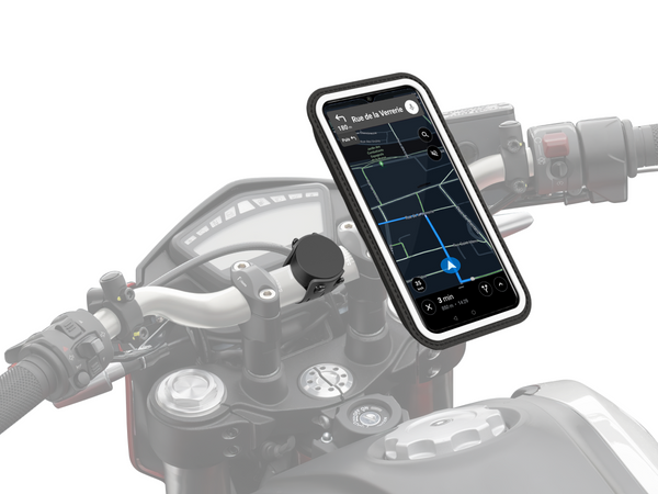 Motorcycle smartphone mount