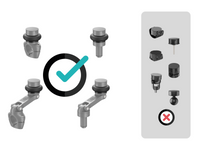 Compatibilité et incompatibilité de l'anti vibration avec différents types de supports Shapeheart.