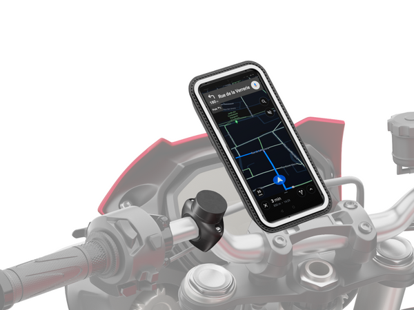 Test du Shapeheart, un support smartphone pour moto abordable et avec  fixation béton - CNET France