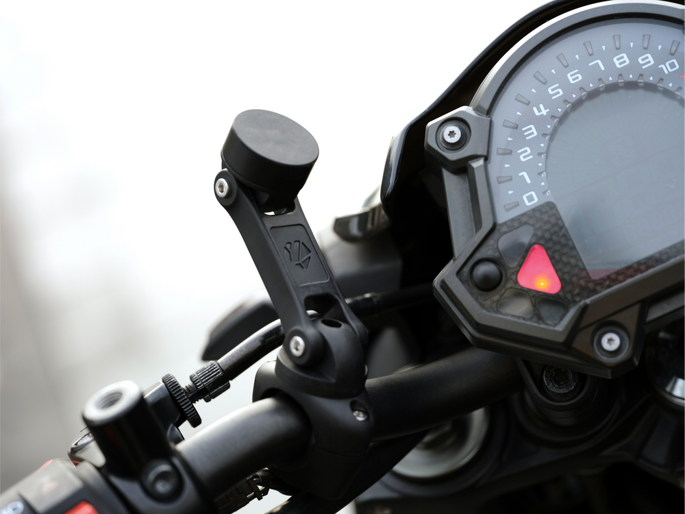 Magnetic smartphone Pro Boost mount for motorcycle handlebar