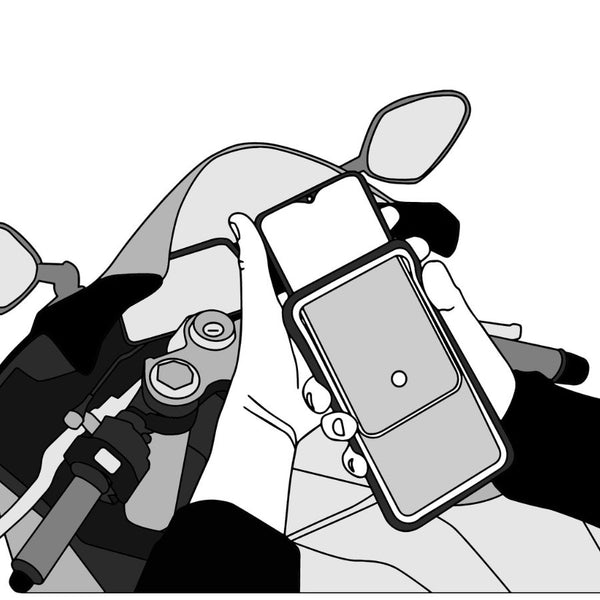 Support smartphone moto Shapeheart Stem Boost - Accessoires smartphone -  Accessoires High-Tech - Equipement du motard