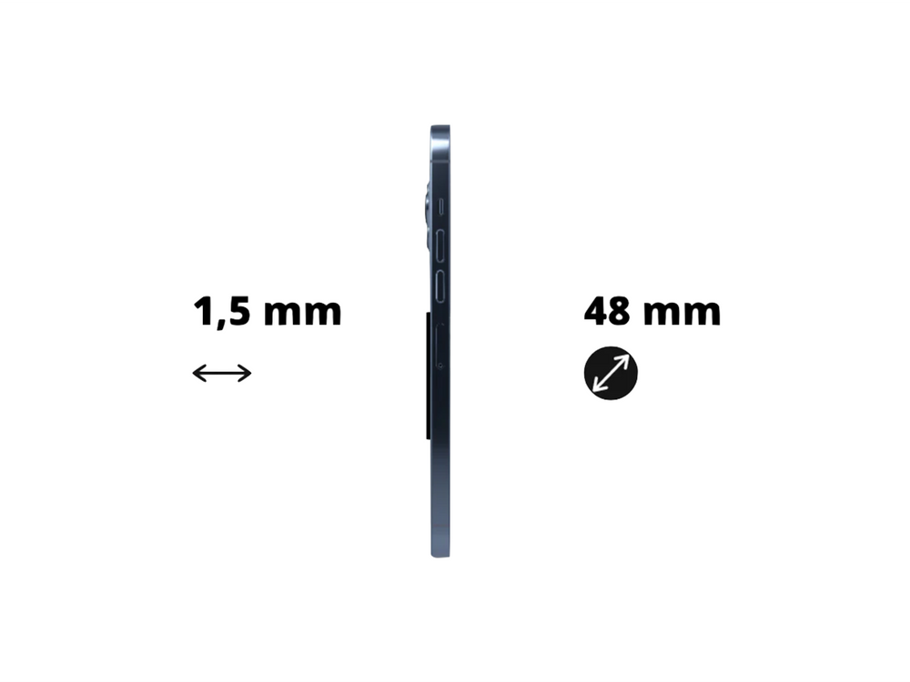 With a thickness of 1.5 mm, it is the thinnest universal adapter in the world!