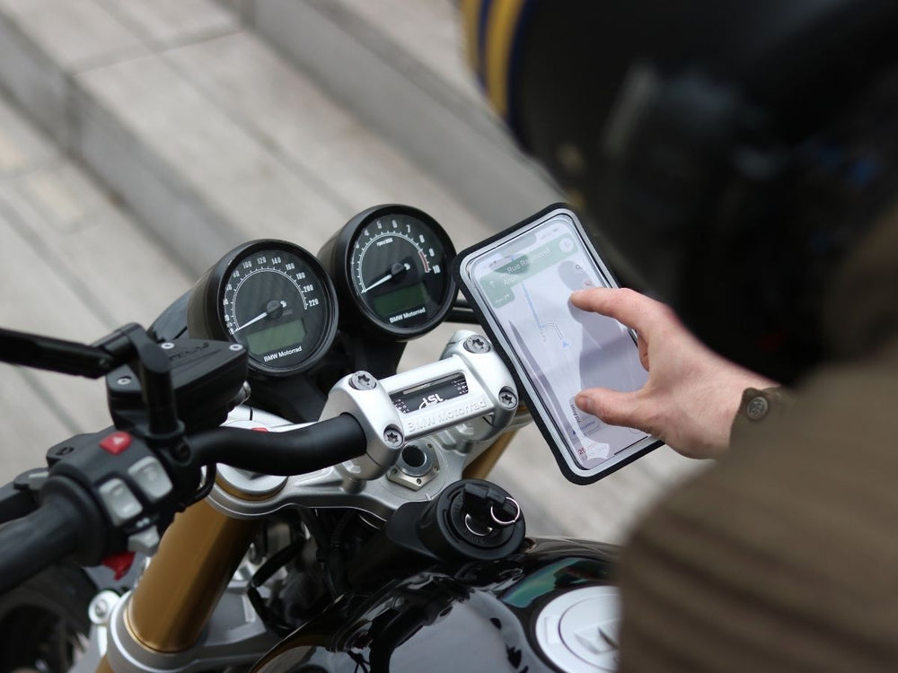 Soporte Funda Porta Gps Celular Moto Bici Impermeable - Fas!
