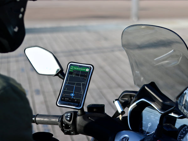 Smartphone mirror mount for scooter