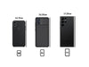 Wählen Sie die Größe von Hülle entsprechend der Größe Ihres Telefons mit der Hülle: Ist Ihr Smartphone kleiner als 14,70 cm? Wählen Sie die Größe M. Zwischen 14,70 cm und 16,50 cm? Dann wählen Sie die Größe XL. Mehr als 16,50 cm und bis zu 17,20 cm? Wählen Sie die Größe 2XL.