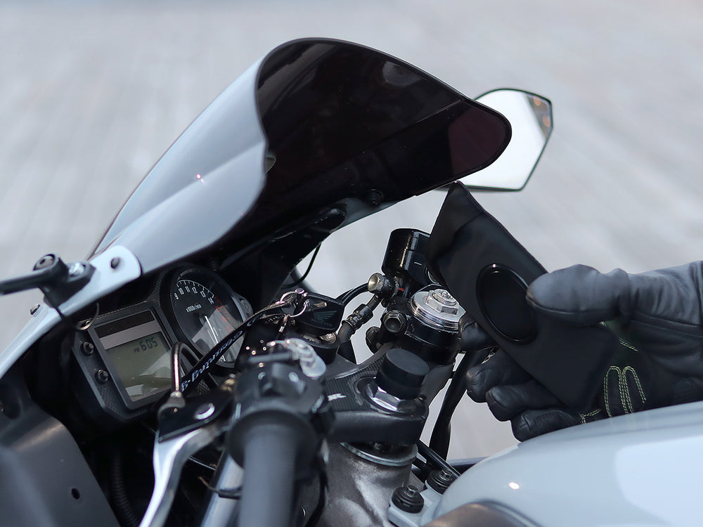 Shapeheart - Magnetische Telefonhalterung für den halben Lenker eines  Sportmotorrads