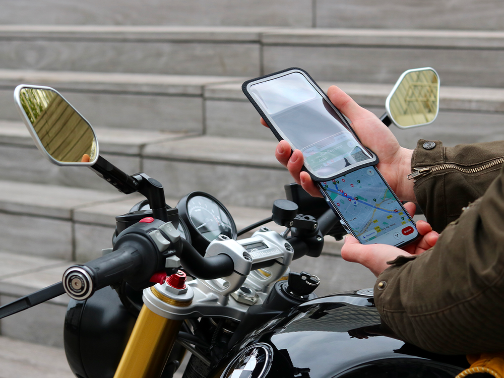 Support Smartphone Magnétique Scooter Shapeheart moto : ,  support smartphone de moto